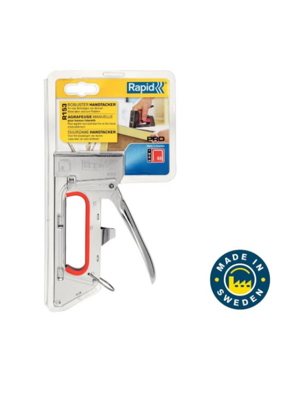 Rapid R153 PRO Heavy-Duty Manual Staple Gun 4–8 mm