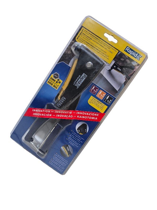 Rapid 5001125 RP40 MULTI Hand Riveter, Stainless Steel, Multi-Nozzle Design, Soft Grip Handle, Matte Black Finish - Image 14
