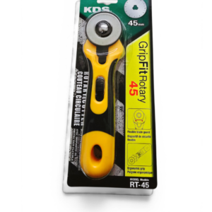 KDS RT-45 45mm Rotary Cutter – Ergonomic Grip with Safety Blade Guard