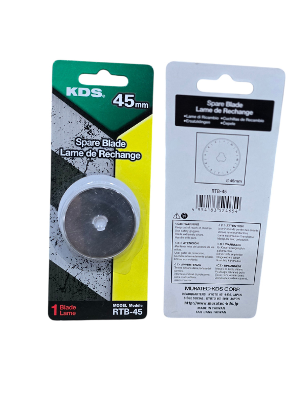 KDS RTB-45 Replacement Cutting Blade – 45mm, 1 Piece, Made in Japan - Image 2