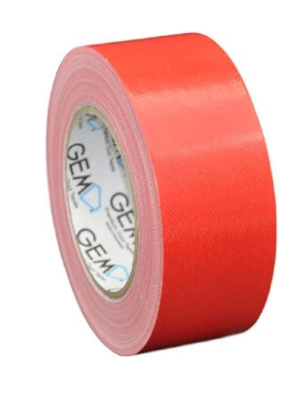 GEM Premium Cloth Duct Tape, Red (PRC), 50mm x 25m – Strong, Durable & Reinforced Adhesive Tape - Image 3