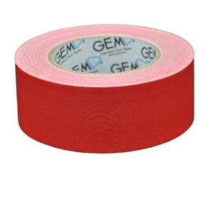 GEM Premium Cloth Duct Tape, Red, 50mm x 25m – Strong, Durable & Reinforced Adhesive Tape