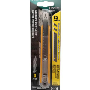 KDS S-14YE Pocket Slim 9mm Snap-Off Cutter – Yellow