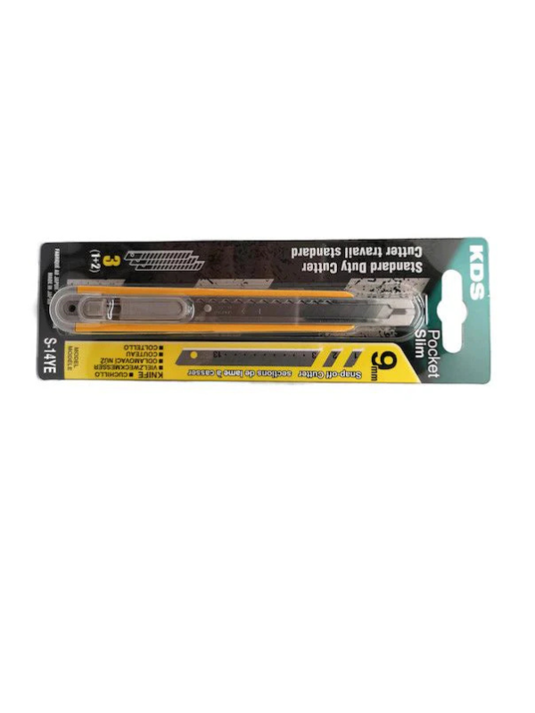 KDS S-14YE Pocket Slim 9mm Snap-Off Cutter – Yellow - Image 16