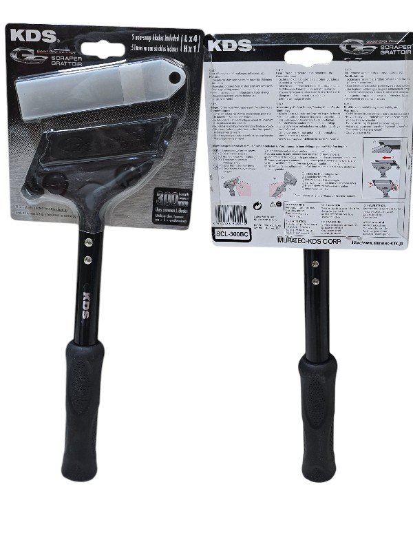KDS SCL-300BC Multi-Purpose Scraper 300mm with L-Type & H-Type Blades - Image 5
