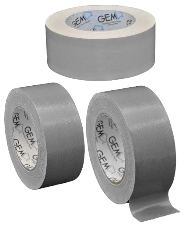 GEM Premium Cloth Duct Tape, Silver, 50mm x 25m – Strong, Durable & Reinforced Adhesive Tape - Image 5