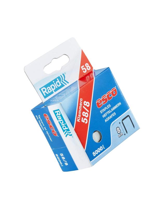 Rapid ESCO 58/8 mm Fine Wire Staples, 5000 Pieces - Image 3
