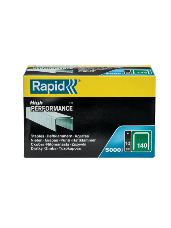 Rapid No.140 Flatwire Staples 10 mm, 5000 Pieces, Silver - Image 7