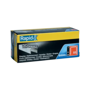 Rapid No.53 Staples 6 mm (53/6), 5000 Pieces