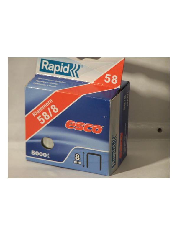 Rapid ESCO 58/8 mm Fine Wire Staples, 5000 Pieces - Image 4