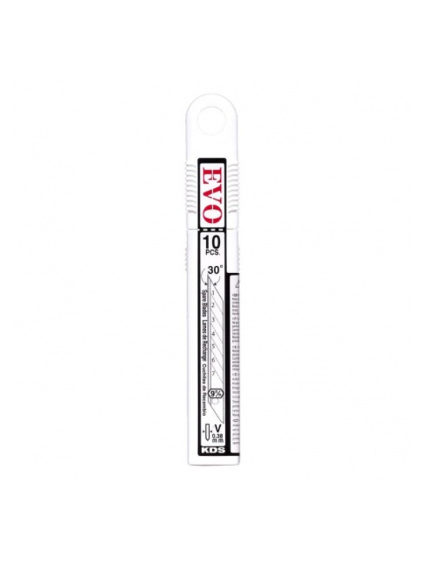 KDS VB-10 EVO 9mm Low-Angle Snap-Off Knife Blades – Pack of 2 (20 Blades Total), Made in Japan - Image 3