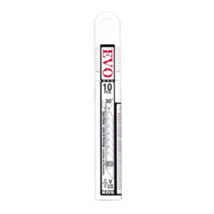 KDS VB-10 EVO 9mm Low-Angle Snap-Off Knife Blades – Pack of 2 (20 Blades Total), Made in Japan