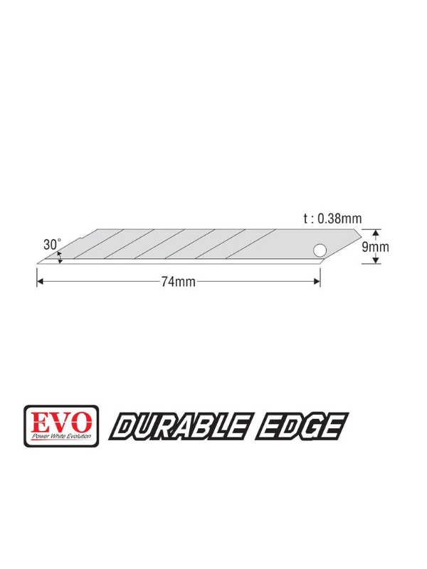KDS VB-10 EVO 9mm Low-Angle Snap-Off Knife Blades – Pack of 2 (20 Blades Total), Made in Japan - Image 5