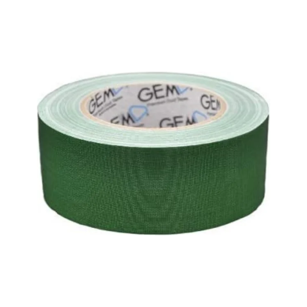 GEM Premium Cloth Duct Tape, Green, 50mm x 25m – Strong, Durable & Reinforced Adhesive Tape